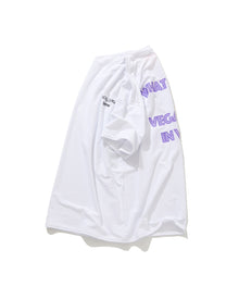  【GUACAMOLE】FUNCTIONAL PILE OVERSIZED T-SHIRT / WHITE