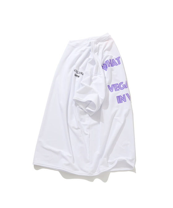 【GUACAMOLE】FUNCTIONAL PILE OVERSIZED T-SHIRT / WHITE