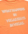 【GUACAMOLE】FUNCTIONAL PILE OVERSIZED T-SHIRT / ORANGE