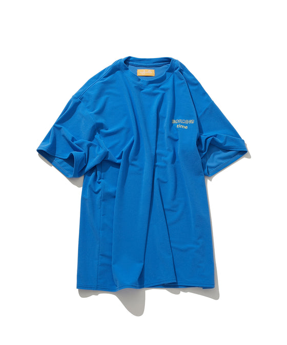 【GUACAMOLE】FUNCTIONAL PILE OVERSIZED T-SHIRT / BLUE