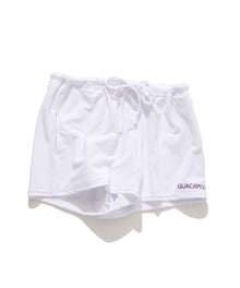  【GUACAMOLE】FUNCTIONAL PILE SHORT PANTS / WHITE