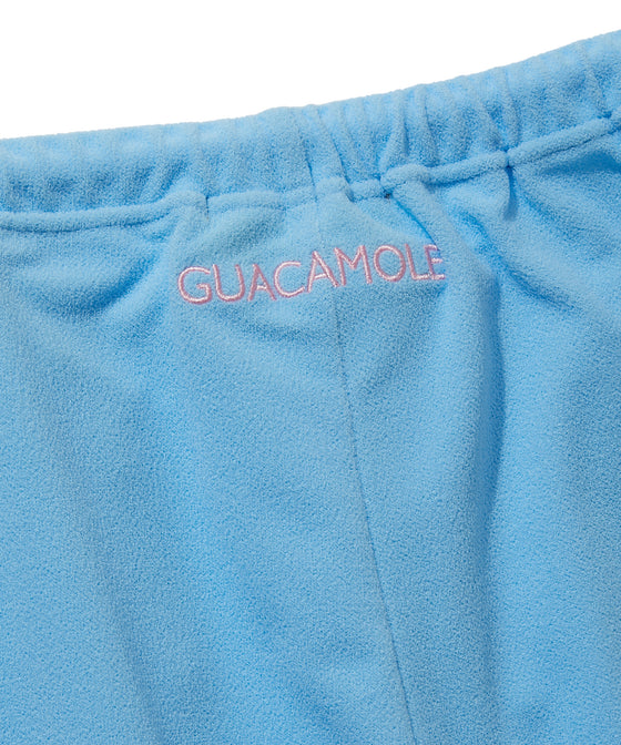 【GUACAMOLE】FUNCTIONAL PILE LOW RISE PANTS / LIGHT BLUE