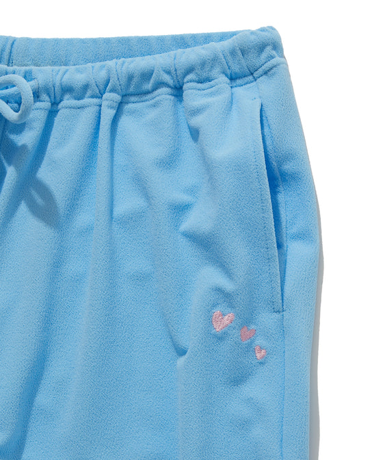 【GUACAMOLE】FUNCTIONAL PILE LOW RISE PANTS / LIGHT BLUE