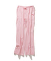 【GUACAMOLE】FUNCTIONAL PILE LOW RISE PANTS / PINK