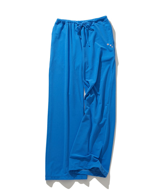 【GUACAMOLE】FUNCTIONAL PILE LOW RISE PANTS / BLUE