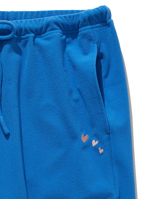 【GUACAMOLE】FUNCTIONAL PILE LOW RISE PANTS / BLUE