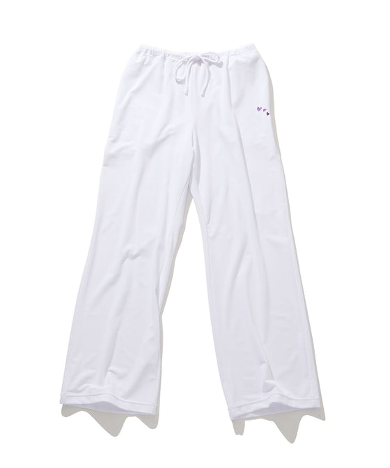 【GUACAMOLE】FUNCTIONAL PILE LOW RISE PANTS / WHITE