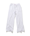 【GUACAMOLE】FUNCTIONAL PILE LOW RISE PANTS / WHITE