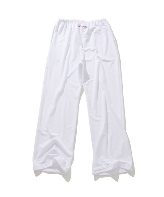 【GUACAMOLE】FUNCTIONAL PILE LOW RISE PANTS / WHITE