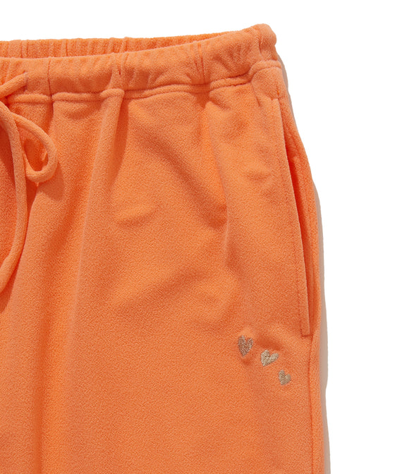 【GUACAMOLE】FUNCTIONAL PILE LOW RISE PANTS / ORANGE