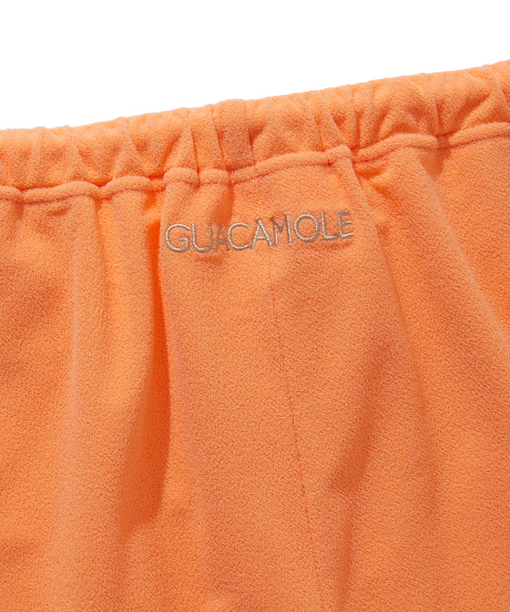 【GUACAMOLE】FUNCTIONAL PILE LOW RISE PANTS / ORANGE