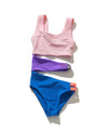 【GUACAMOLE】FUNCTIONAL PILE MULTI COLOR ONEPIECE / PINK MIX