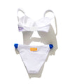 【GUACAMOLE】FUNCTIONAL PILE BRIDGE PUSH UP BRA BIKINI / WHITE
