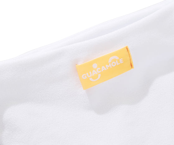 【GUACAMOLE】FUNCTIONAL PILE BRIDGE PUSH UP BRA BIKINI / WHITE
