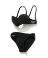 【GUACAMOLE】FUNCTIONAL PILE BRIDGE PUSH UP BRA BIKINI / BLACK