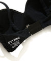 【GUACAMOLE】FUNCTIONAL PILE BRIDGE PUSH UP BRA BIKINI / BLACK