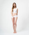 【GUACAMOLE】FUNCTIONAL PILE SCOOP NECK BIKINI / WHITE