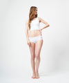 【GUACAMOLE】FUNCTIONAL PILE SCOOP NECK BIKINI / WHITE