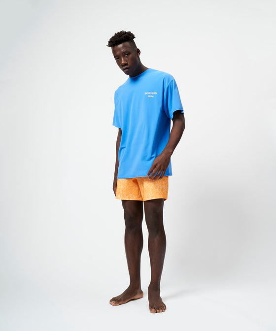 【GUACAMOLE】FUNCTIONAL PILE OVERSIZED T-SHIRT / BLUE