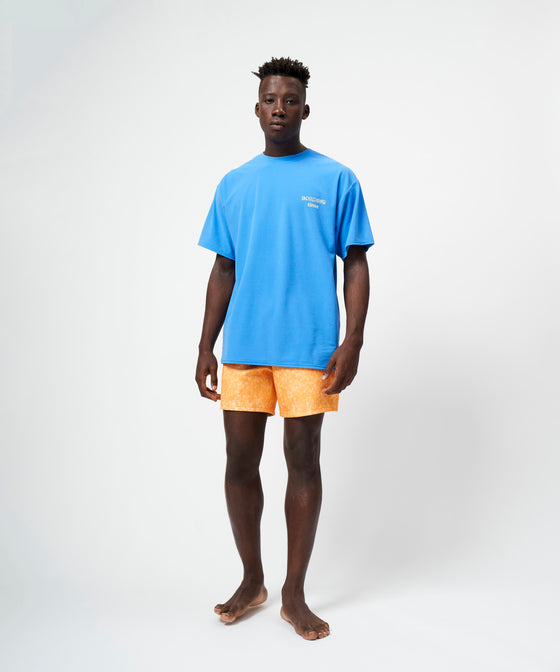 【GUACAMOLE】FUNCTIONAL PILE OVERSIZED T-SHIRT / BLUE
