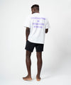 【GUACAMOLE】FUNCTIONAL PILE OVERSIZED T-SHIRT / WHITE