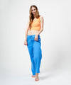【GUACAMOLE】FUNCTIONAL PILE LOW RISE PANTS / BLUE