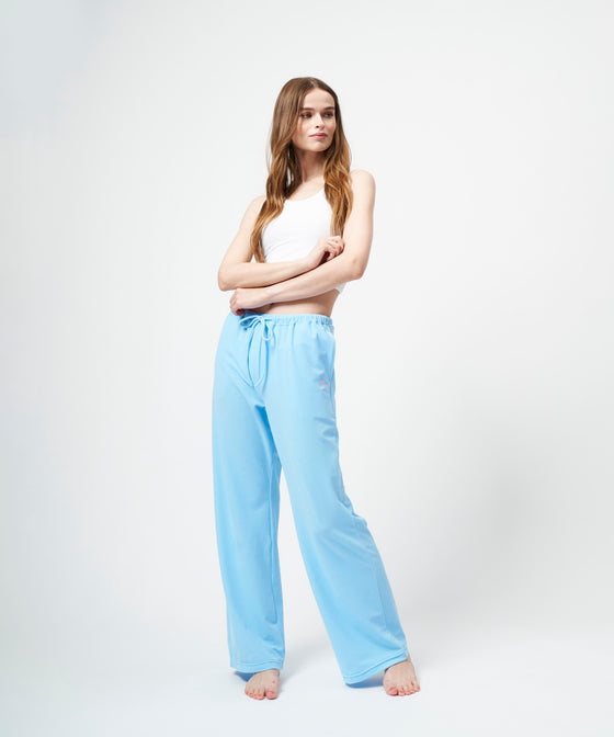 【GUACAMOLE】FUNCTIONAL PILE LOW RISE PANTS / LIGHT BLUE