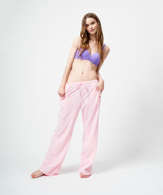 【GUACAMOLE】FUNCTIONAL PILE LOW RISE PANTS / PINK