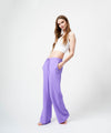 【GUACAMOLE】FUNCTIONAL PILE LOW RISE PANTS / PURPLE