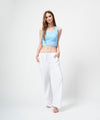 【GUACAMOLE】FUNCTIONAL PILE LOW RISE PANTS / WHITE