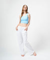 【GUACAMOLE】FUNCTIONAL PILE LOW RISE PANTS / WHITE