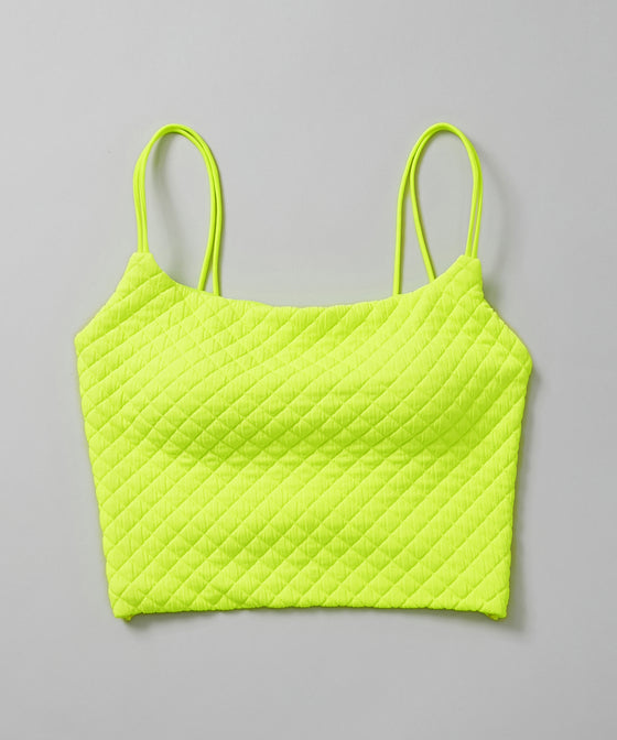 【GUACAMOLE】QUILT HEART CAMI TOP / YELLOW