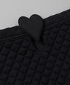 【GUACAMOLE】QUILT HEART LOW RISE BOTTOM / BLACK
