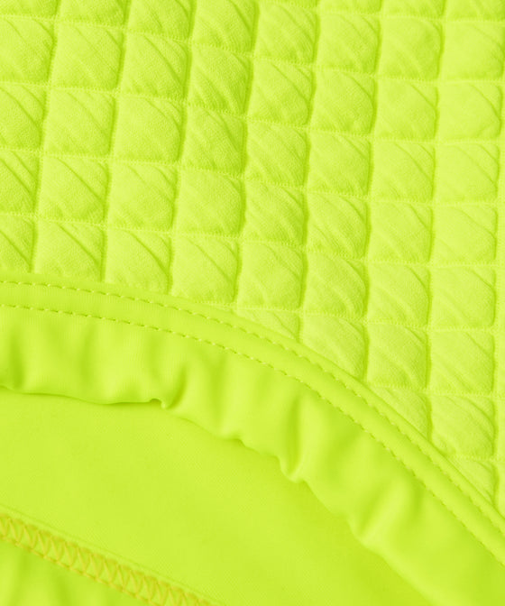 【GUACAMOLE】QUILT HEART LOW RISE BOTTOM / YELLOW