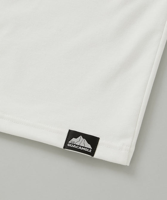 【GUACAMOLE】CENTERED LOGO TEE / WHITE