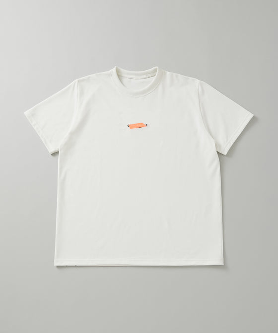 【GUACAMOLE】CENTERED LOGO TEE / WHITE