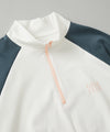 【GUACAMOLE】D.HEAD ZIP RASH TOP /  MIX