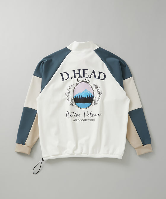 【GUACAMOLE】D.HEAD ZIP RASH TOP /  MIX