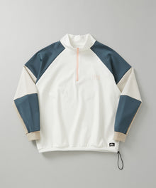  【GUACAMOLE】D.HEAD ZIP RASH TOP /  MIX