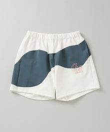  【GUACAMOLE】WAVY PANELING SHORTS /  MIX