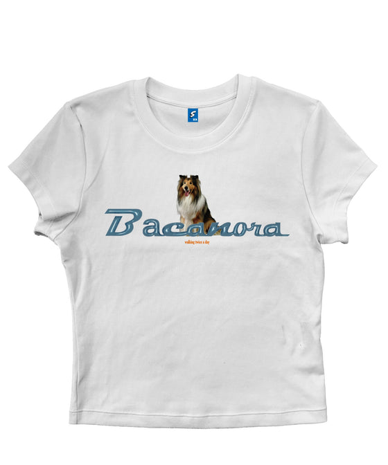 【BACANORA.】WALKING TWICE A DAY BABY TEE
