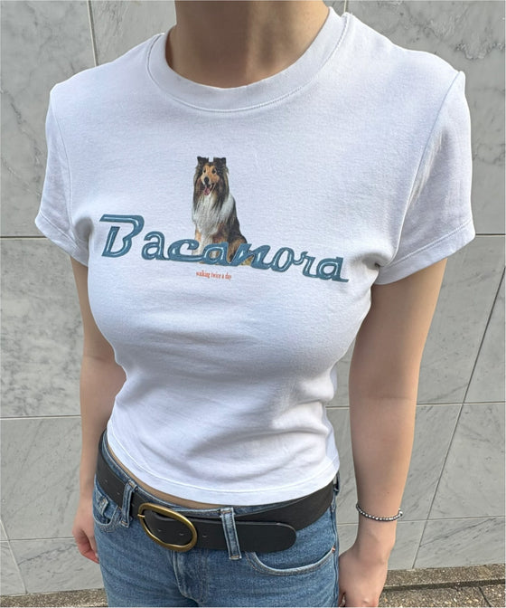 【BACANORA.】WALKING TWICE A DAY BABY TEE