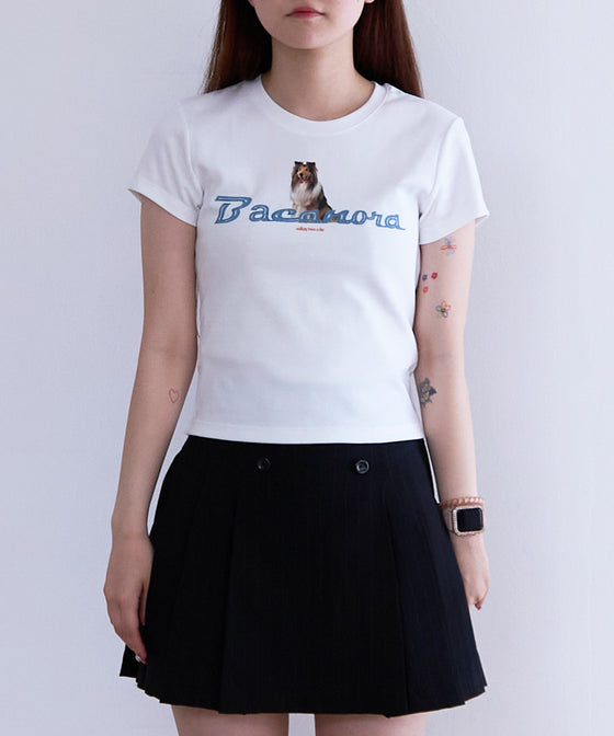 【BACANORA.】WALKING TWICE A DAY BABY TEE
