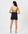 【GUACAMOLE】STRAPPY PLAYSUIT BLACK