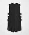【GUACAMOLE】BOTTLENECK ROMPER BLACK