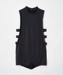  【GUACAMOLE】BOTTLENECK ROMPER BLACK