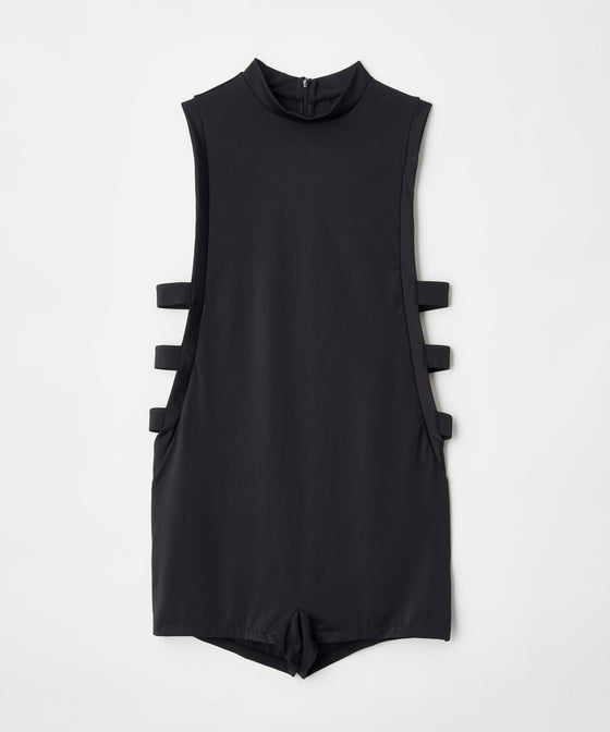 【GUACAMOLE】BOTTLENECK ROMPER BLACK