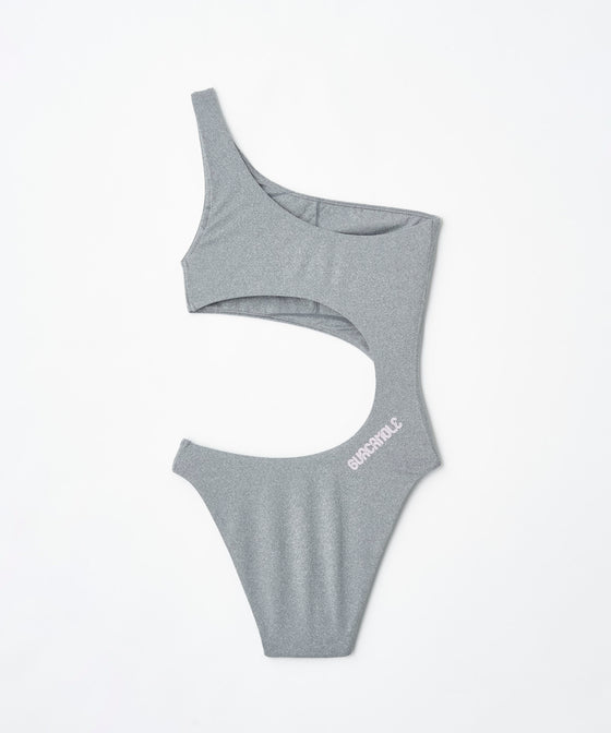 【GUACAMOLE】CUT OUT SWIM ONEPIECE  GRAY