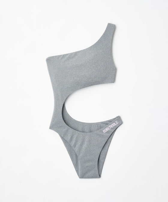 【GUACAMOLE】CUT OUT SWIM ONEPIECE  GRAY
