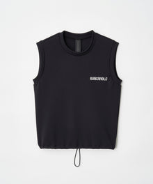  【GUACAMOLE】FUNCTIONAL RASH SLEEVELESS TOP BLACK